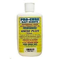 Pro-Cure Anise Plus Bait Oil, 8 Ounce - Clear