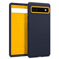 Caseology Nano Pop Silicone Case Compatible with Google Pixel 6a Case 5G (2022) - Blueberry Navy