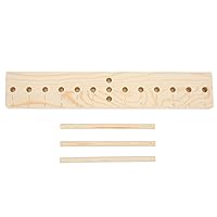 Wooden Ribbon Bow Maker,Extended Bow Maker, Adjustable Scale Design Bow Making Kit with Wooden Board Stick for DIY Crafts Christmas Bows, Hair Bows, Corsages, Various Crafts, Extended Bow Maker,