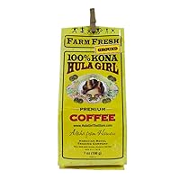 Hula Girl 100% Kona Ground Coffee 7oz (198grams)