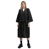 TopTie Spa Robe Beauty Salon Smock for Women Kimono Client Uniform Polyester