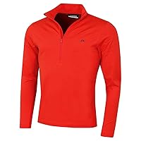 J. Lindeberg Men's Luke Half Zip Midlayer Active Pullover