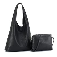 Hobo Handbags for women Crossbody Bags PU Leather Top Handle Shoulder Bags Fashion Tote Bag Large Ladies Purses Set