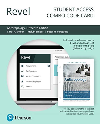 Anthropology -- Revel + Print Combo Access Code