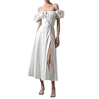 Flowy Wedding Guest Dresses for Women Formal Wedding Dress Bag for Storage Preservative