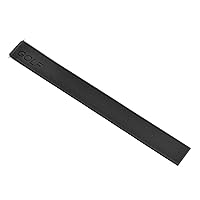 Ewatchparts 22MM RUBBER BAND WATCH STRAP BRACELET COMPATIBLE WITH TAG HEUER GOLF FT6004 WATCH BLACK