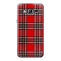 R2374 Tartan Red Pattern Case Cover for Samsung Galaxy On5