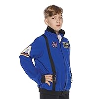 Underwraps Kid's Children's Astronaut Costume Jacket - Blue Childrens Costume, Blue, Large