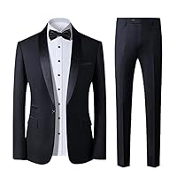 2 Piece Suit Men Shawl Collar Groom Wedding Suits for Men Costume Marriage Men Slim Fit Men's Business Suit