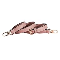 Leather Strap for Purse Replacement Purse Straps Crossbody Leather Bag Strap Strap for Purse Gold Clasp Pink