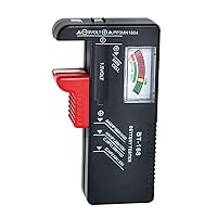 Battery Tester Universal Battery Checker Battery Tester for AAA,aa,c,d, 9v Rechargeable c Battery Tester for All
