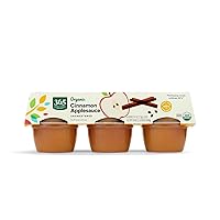365 by Whole Foods Market, Organic Cinnamon Applesauce Unsweetened, 24 Ounce, 6 Pack
