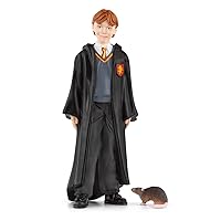 Schleich Wizarding World of Harry Potter 2-Piece Set with Ron Weasley & Scabbers Collectible Figurines for Kids Ages 6+