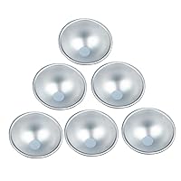 BESTOYARD 12 Pcs Mold Nonstick Bakeware Baking Tools Stainless Steel Bakeware Chocolate Muffins Bakery Dessert Half Baking Cup Kitchen Bakeware Aluminum Pastry Football Bath Salt Ball 3d Pie