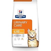 Science Diet c/d Multicare Urinary Care with Chicken Dry Cat Food 17.6 lb