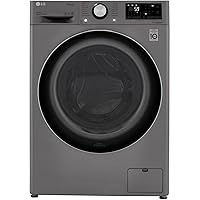 LG WM3555HVA 24 Inch Smart Front Load Washer/Dryer Combo with 2.4 cu.ft. Capacity, 14 Programs, 13 Wash Options, 8 Dry Cycles, TurboWash™, Allergiene™ Cycle, Sanitize Cycle, Steam Refresh