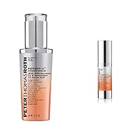 Peter Thomas Roth Potent-C Power Serum, Brightening Vitamin C Serum for Fine Lines with Potent-C Power Eye Cream, Brightening Vitamin C Eye Cream for Dark Circles, Puffiness and Crow's Fee