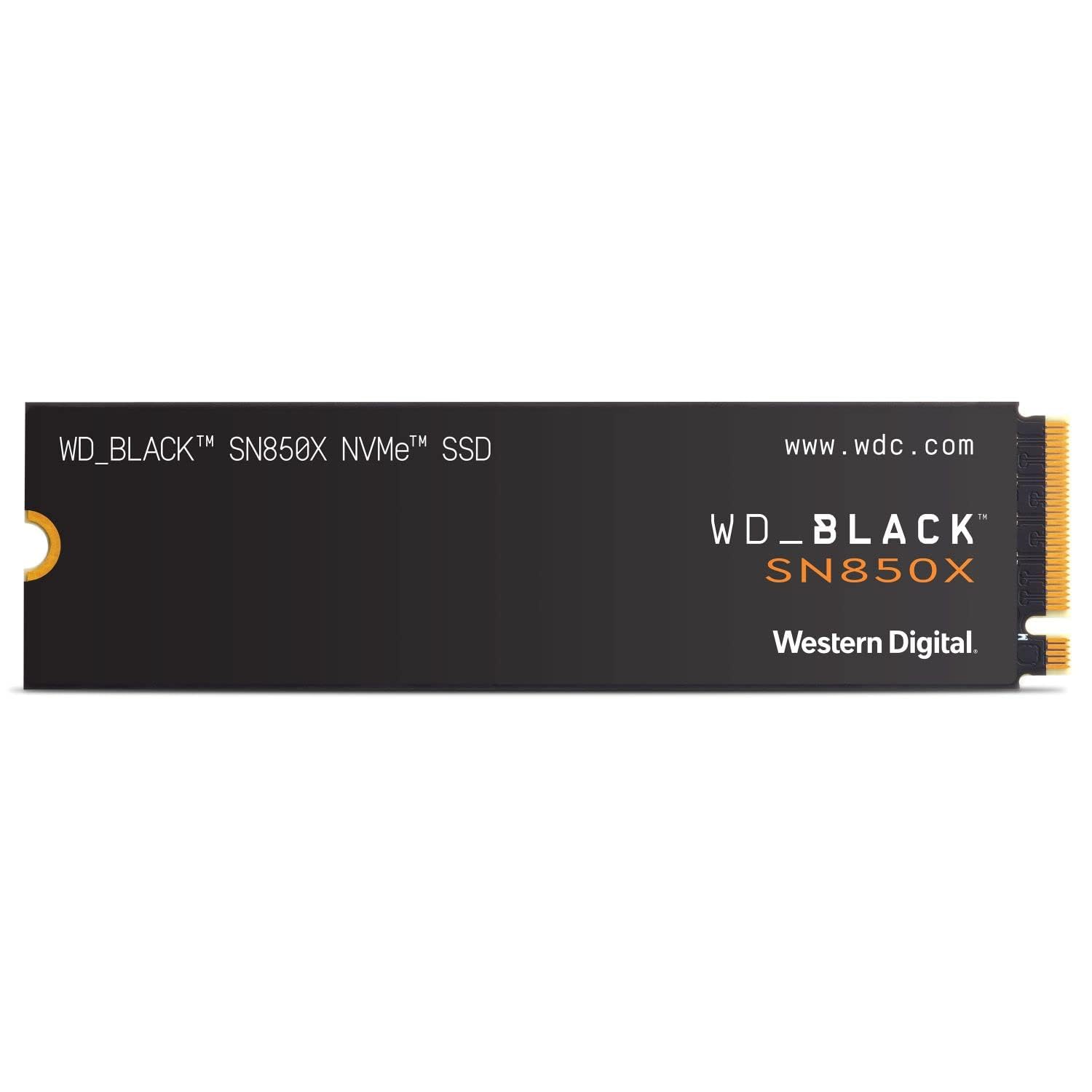 WD_BLACK 2TB SN850X NVMe Internal Gaming SSD Solid State Drive - Gen4 PCIe, M.2 2280, Up to 7,300 MB/s - WDS200T2X0E