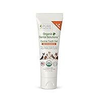 Pure and Natural Pet Organic Dental Soulitions USDA Certified Organic Canine Tooth Gel 3 oz