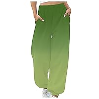 Women High Waisted Sweatpants Workout Active Joggers Hiking Pants Baggy Lounge Cinch Bottoms Tie-Dye Fashion Y2k Pants