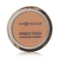 Max Factor Miracle Touch Liquid Illusion Foundation, No.60 Sand, 11.5g