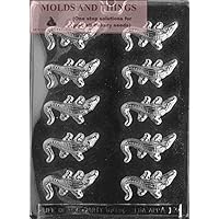 SMALL ALLIGATORS Animal Chocolate Candy Mold With Copywrited Candy Making Instruction