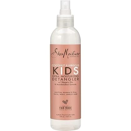 Shea Moisture Kids Extra-Moisturizer Detangler, Coconut & Hibiscus, multi, 8 Fl Oz (Pack of 1)