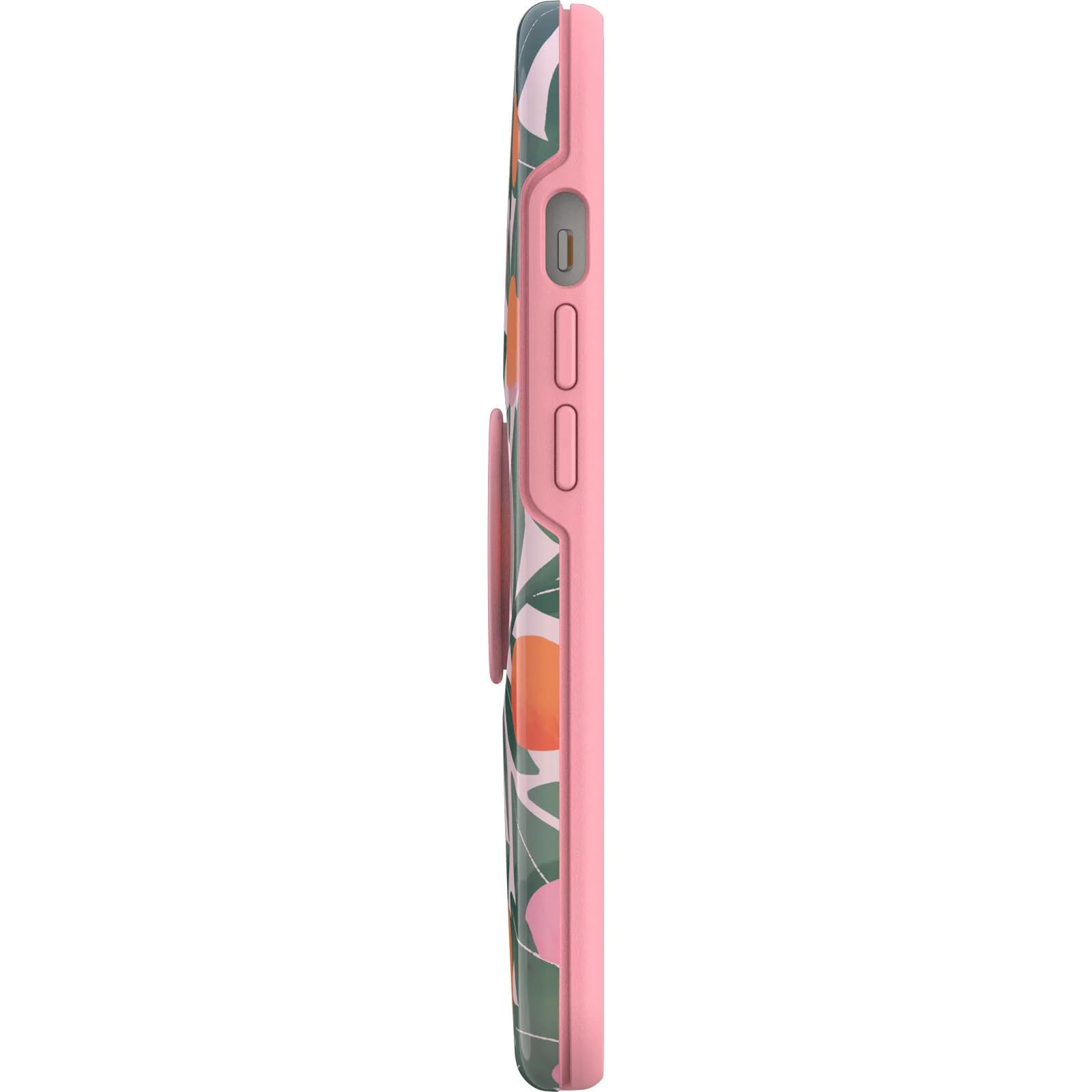 OtterBox + Pop Symmetry Series Case for iPhone 13 (Only) - Non-Retail Packaging - Stay Peachy (Pink Graphic)