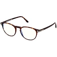 Eyeglasses Tom Ford FT 5803 -B 054 Shiny Auburn Havana,
