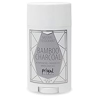Primal Elements Bamboo Charcoal Natural Deodorant, 2.65 Ounce