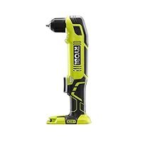 Ryobi P241 One+ 18 Volt Lithium Ion 130 Inch Pound 1,100 RPM 3/8 Inch Right Angle Drill Bit (Battery Not Included, Power Tool Only)