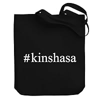 Kinshasa Hashtag Canvas Tote Bag 10.5