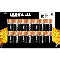 Duracell Coppertop Alkaline D Batteries, 14 Count