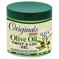 Organics Twist and Lock Olive Oil Gel, 15 Ounce