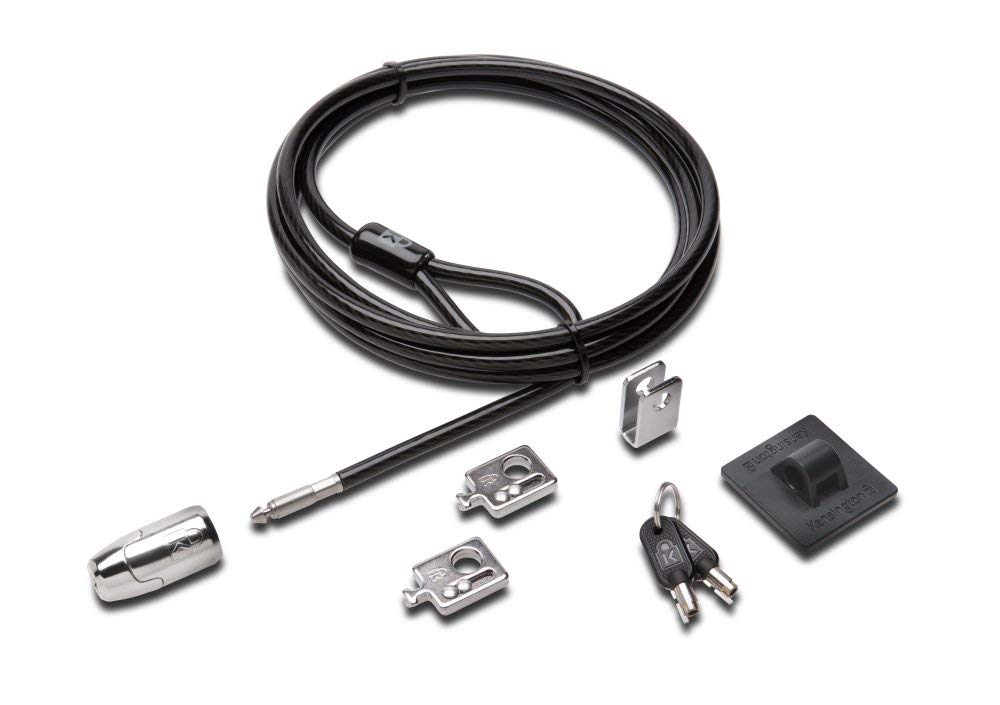 Kensington Desktop & Peripherals Locking Kit 2.0, Black (K64424WW) & Desk Mount Anchor Accessory for Cable Locks (K64613WW)