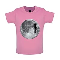 Rock Climbing Moon - Organic Baby/Toddler T-Shirt