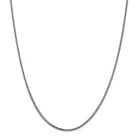 925 Sterling Silver Solid Square Spiga Chain Necklace Jewelry for Women in Silver Choice of Lengths 16 18 20 22 24 30 and Variety of mm Options