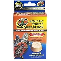 Zoo Med Aquatic Turtle Banquet Block Regular (5 Pack) - Pack of 4