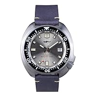 Men Dive Watch,Mens Automatic Watches Titanium Alloy Case Self Wind Mechanical Wristwatch Diver 20Bar C3 Luminous Sapphire Mirror Ceramic Bezel