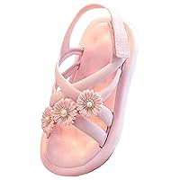 Dance Shoes Kids Sandals for Girls Toddler Breathable Slippers Kids Dress Dance Anti-slip Sticky Shoelace Sandals Slippers