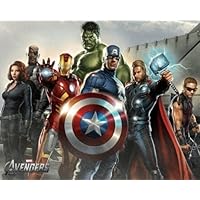 A Birthday Place The Avengers Group Edible Icing Image Cake / Cupcake Topper