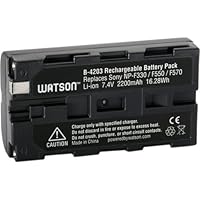 Watson NP-F550 Lithium-Ion Battery Pack (7.4V, 2200mAh)