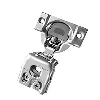 Berta (10 Pieces) 1 5/16 inch Overlay Soft Closing Face Frame Cabinet Hinges, 105 Degree 6-Ways 3-Cam Adjustment Concealed Kitchen Cabinet Door Hinges with Screws (1-5/16 in. Overlay, 10 Pieces)