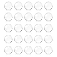 100 Pcs Quartz Pearl Beads Balls OD Clear Quartz Pearls Transparent Beads for Jewelry Making (4mm)