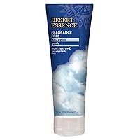 Desert Essence Organic Fragrance Free Shampoo - 8 fl oz - 2 Pack - Pure, Unscented - w/Aloe Vera, Jojoba Oil, Pro-Vitamin B5 - Calms, Soothes Sensitive Scalp - Nourishing, Revitalizing - No Parabens