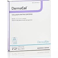 Dermarite Industries Dermacol Collagen Dressing, 2x2, 10 Count