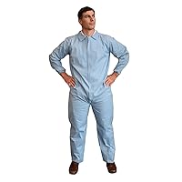 Cordova FRC150 Disposable Coveralls, Fire Resistant Protection, Self-Extinguishing, for Protection from Contaminants and Sparks, Elastic Wrists and Back, 25-Pack, 2X-Large