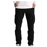 Baggy Cargo Pants,Plus Size Cargo Pants for Men Casual Joggers Athletic Pants Loose Fit Outdoor Relaxed Trousers