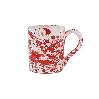 Vietri Amalfitana Red Splatter Mug 4.5