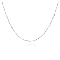 2mm thick solid sterling silver 925 Italian BELCHER rolo cable round link marine chain necklace chocker bracelet anklet - 15, 20, 25, 30, 35, 40, 45, 50, 55, 60, 65, 70, 75, 80, 85, 90, 95, 100cm